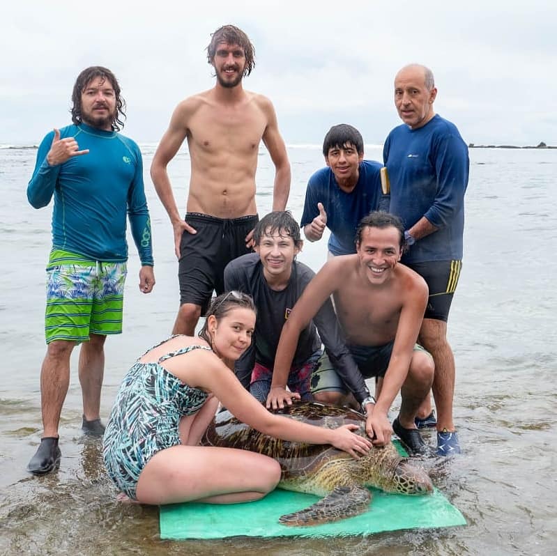 El equipo de CREMA está monitoreando las poblaciones de rayas y tortugas en la Reserva Abosoluta de Cabo Blanco